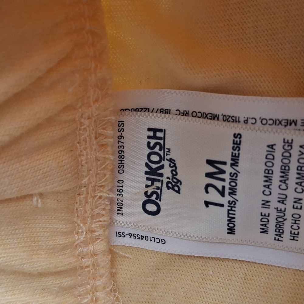 Colorful OshKosh B'gosh Kids' Shorts Trio - Pink, Yellow,and Navy - Picture 3 of 5